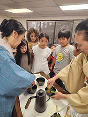 茶道クラスの様子